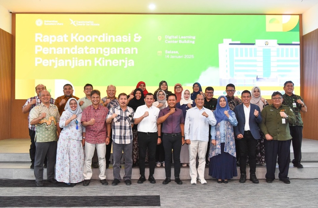 Penandatanganan Kinerja antara Rektor dengan Dekan Fakultas Teknik USU